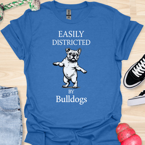 Easily distracted by bulldogs - V6 - Dancing T-Shirt